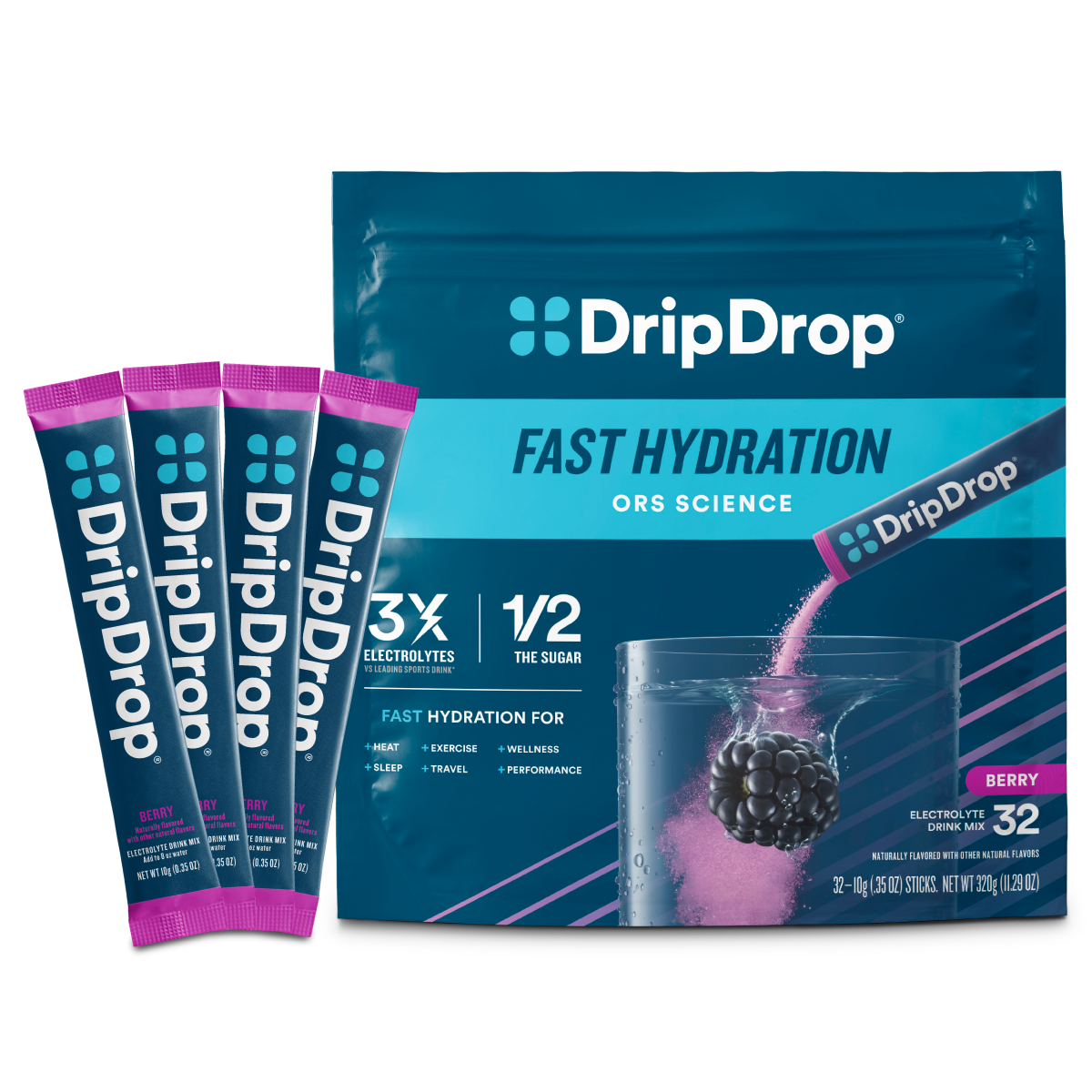 dripdrop-berry-electrolyte-powder-8-oz-sticks-32-count-u7 Berry_-_32ct_-_Transparent.png