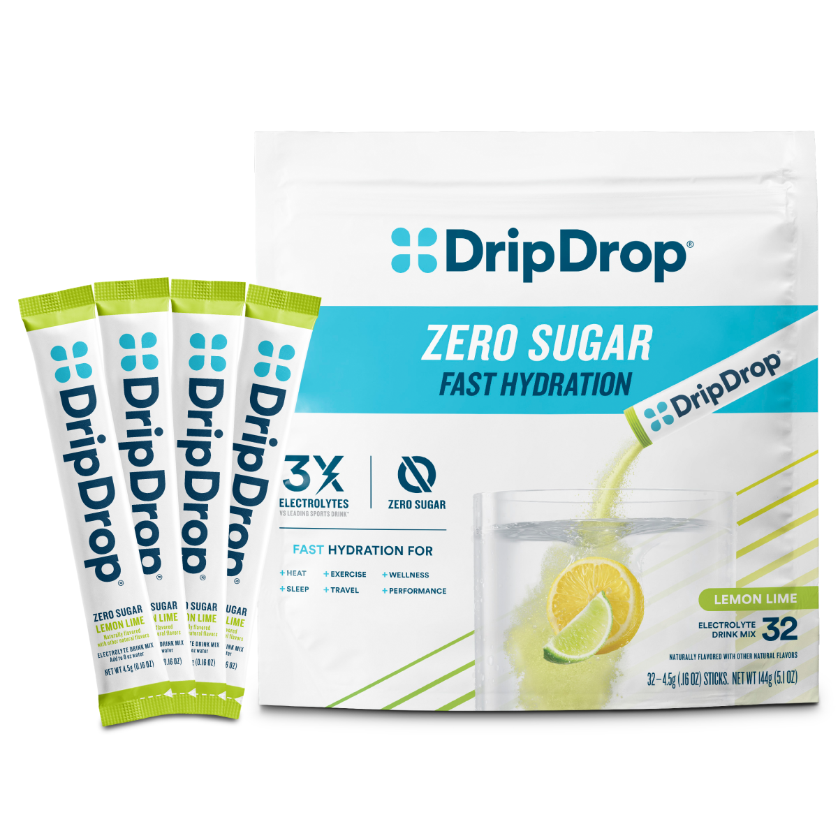 dripdrop-zero-sugar-lemon-lime-electrolyte-powder-8-oz-sticks-32-count-e6 Zero_Lemon_Lime_-_32ct_-_Transparent.png